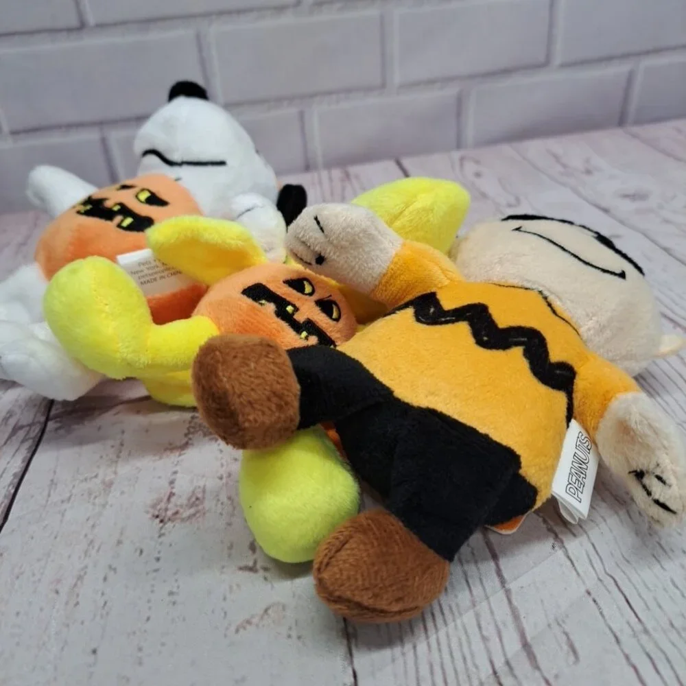NWT‎ Woodstock Peanuts Snoopy Charlie 3pk Dog Toy Halloween Costumes 8